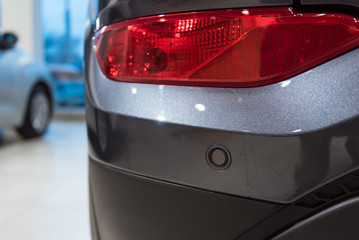 Parking sensors on a car