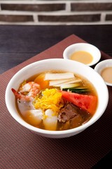 중국냉면,Jungguk naengmyeon, 냉면,  Chinese-style Cold Buckwheat Noodles