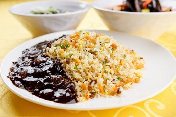 짜장 볶음밥, Jajjang bokkeumbap,  fried rice