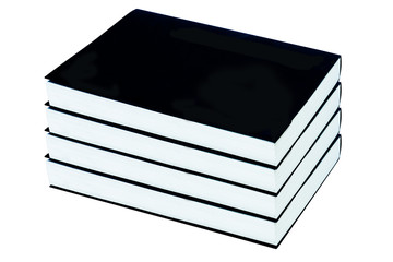 Sketch book on white background.