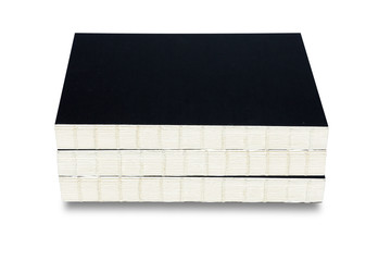 Sketch book on white background.