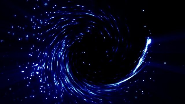 Shiny particles and stars spreading out - Luma Key