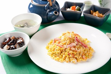 게살볶음밥, gesal bokkeumbap, Crab Meat Fried Rice