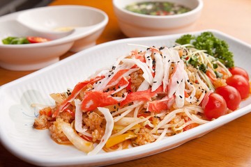 게살볶음밥, gesal bokkeumbap, Crab Meat Fried Rice
