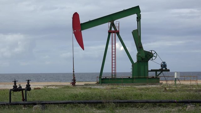 Pumpjack in the Matanzas Province
