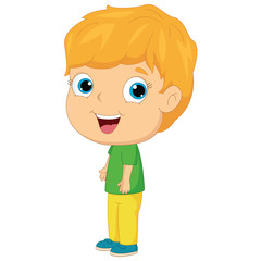 Vector Illustration Of A Kid