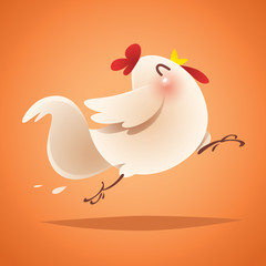 Rooster design. Chinese New Year. 