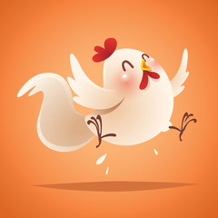 Rooster design. Chinese New Year. 