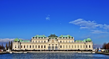 Fototapeta na wymiar Schloss Belvedere, Wien