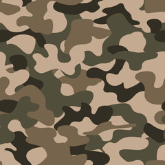 Modern fashion vector trendy camo pattern