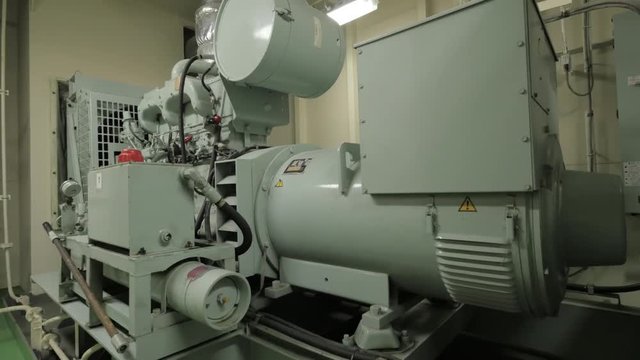 Emergency diesel generator of ship