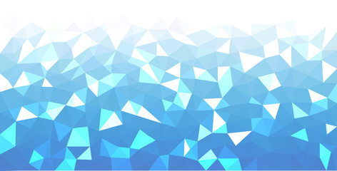 Blue geometric texture abstract background.