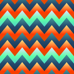 seamless retro Zig zag pattern vector