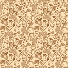 Christmas vintage  stockings pattern