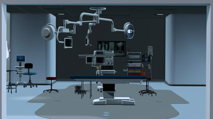 Blick in einen modernen Operatiossaal © pgottschalk