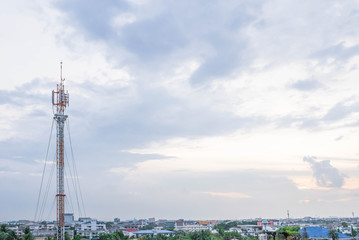 Fototapeta na wymiar signal tower