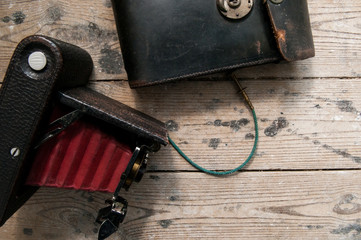 Retro vintage style camera