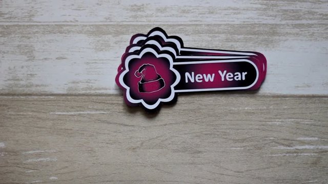 Red New Year illustrations