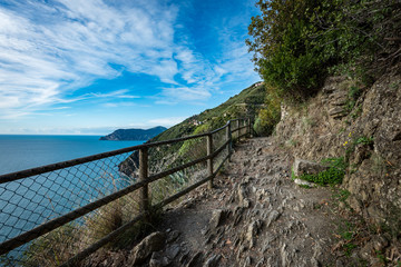 Szlak ścieżka spacer cinque terre park