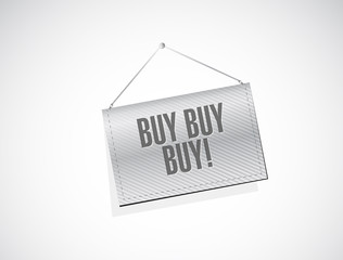 buy buy buy banner sign concept