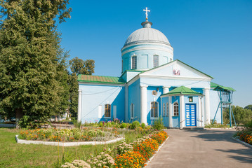 Fototapeta na wymiar Ascension Cathedral in Konotop,Sumy region, Ukraine