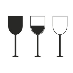 Glasses of wine.