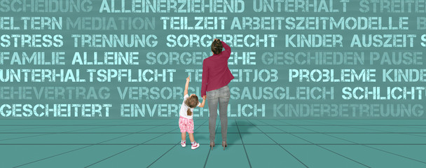 Geschieden und alleinerziehend