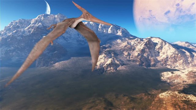 Beautiful Prehistoric Planet, Abstract Background