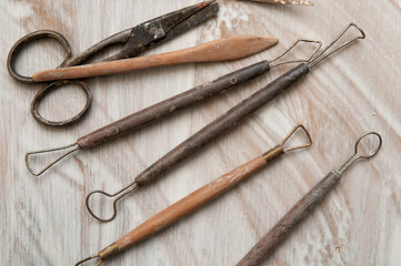 Pottery making tools