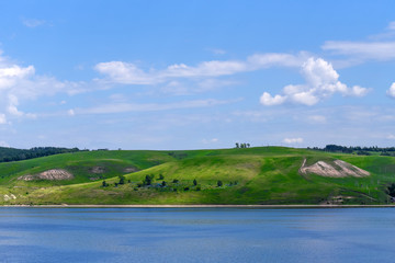 Obraz premium Panoramic view of Volga