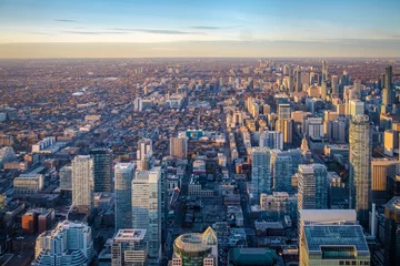 Foto auf Alu-Dibond View of Toronto City from above - Toronto, Ontario, Canada © diegograndi