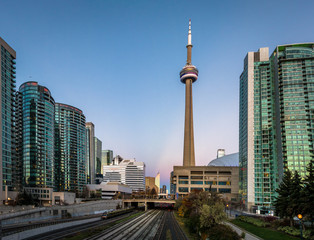 Naklejka premium CN Tower - Toronto, Ontario, Canada