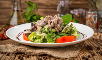 healthy food beautiful and tasty food on a plate