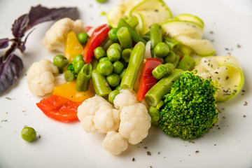 healthy food beautiful and tasty food on a plate