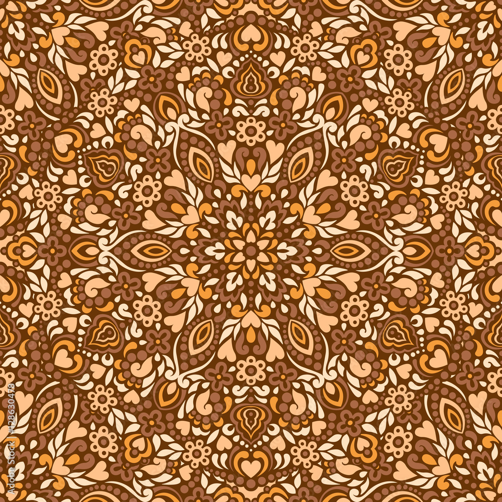 Aufkleber seamless background with abstract ethnic pattern.