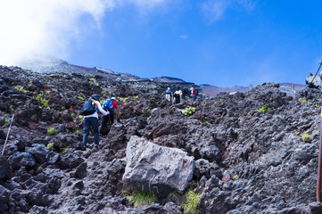 富士山登山道　吉田ルート 