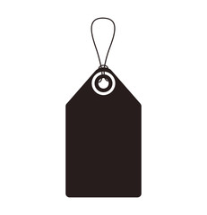 Hang label icon. Tag banner product and decoration theme. Isolated design. Vector illustration