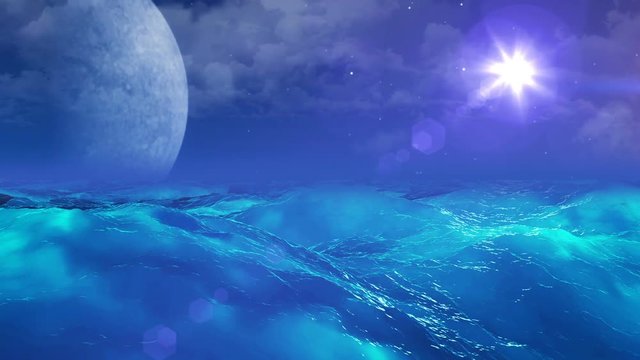 Beautiful Exoplanet, Abstract Background
