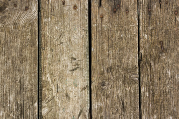 Old boards with nails, background, texture