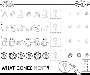 pattern game coloring page