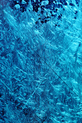 the abstract background of ice structure