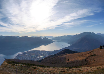 view to the lake Maggiore