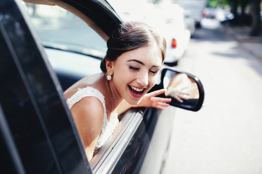 Happy woman's smile