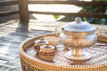 Thai breakfast set Porridge