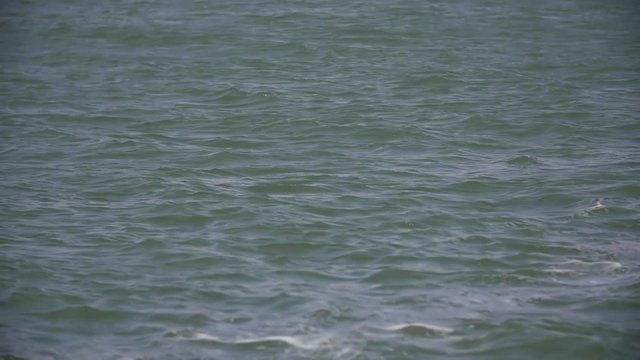 Sea waves background slow motion