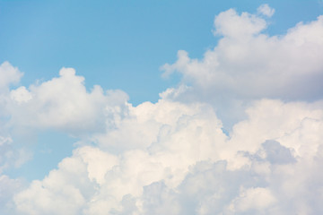 blue sky with cloud