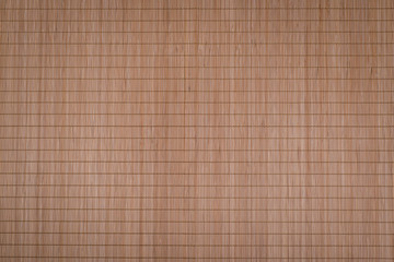 Plain natural bamboo mat background