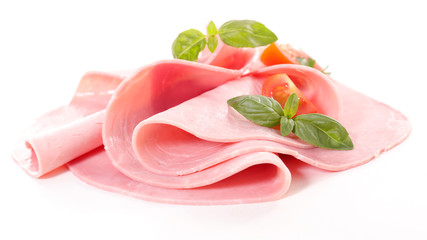 fresh ham slices