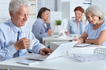 Fototapeta premium Businesspeople Working In Office