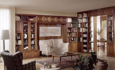 Ambiente con libreria